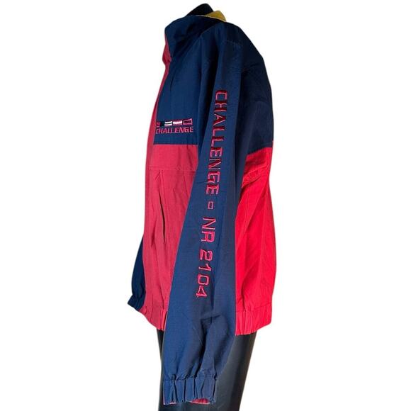 Vtg HC Sailing Jacket Mens L Color Block Racing Gear CHALLENGE NR 2104 Lined - Picture 6 of 13